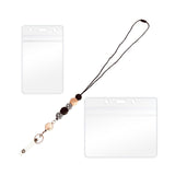 Maxbell Retractable Lanyards ID Holders Dustproof for Women Girls Men Employees