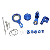 Maxbell Motorcycle Steering Damper Bracket Mount Set for Yamaha Yzf R6 Yzf R1 Blue