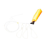 Maxbell Fishing Stringer Clip Portable Heavy Duty Snap Lock with Float Fish Stringer 3 Snaps