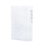 Maxbell Decorative Vases Centerpieces Book Vase for Bedroom Living Room Office Clear