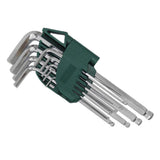 Max 9 Pieces Set Ball Head End Hex Key Allen Wrench Tools H1.5-H10
