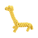 Maxbell Dog Chew Rope Toy Rope Knot Durable for Aggressive Chewers Giraffe Shaped