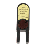 Maxbell Durable Tip Scuffer Burnisher Repair Tool Billiards Pool Tip Shaper Black