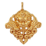Maxbell Nepal Tibetan Buddhism Taotie Mahakala Religious Charm DIY Necklace Pendants