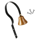 Maxbell Steel Doorbell for Dog Professional for Dog Training Door Opening Go Outside Black