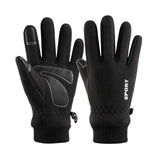 Maxbell Winter Warm Gloves Non Slip Thermal Gloves for Outdoor Riding Hiking M Black