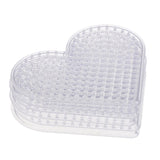 Max 6Pcs Clear Perler Beads Pegboard fits 5mm Bead for DIY Children Craft Love