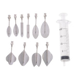Max 1 Set Metal 3D Gelatin Jelly Art Pudding Cake Decorating Needles Tools B