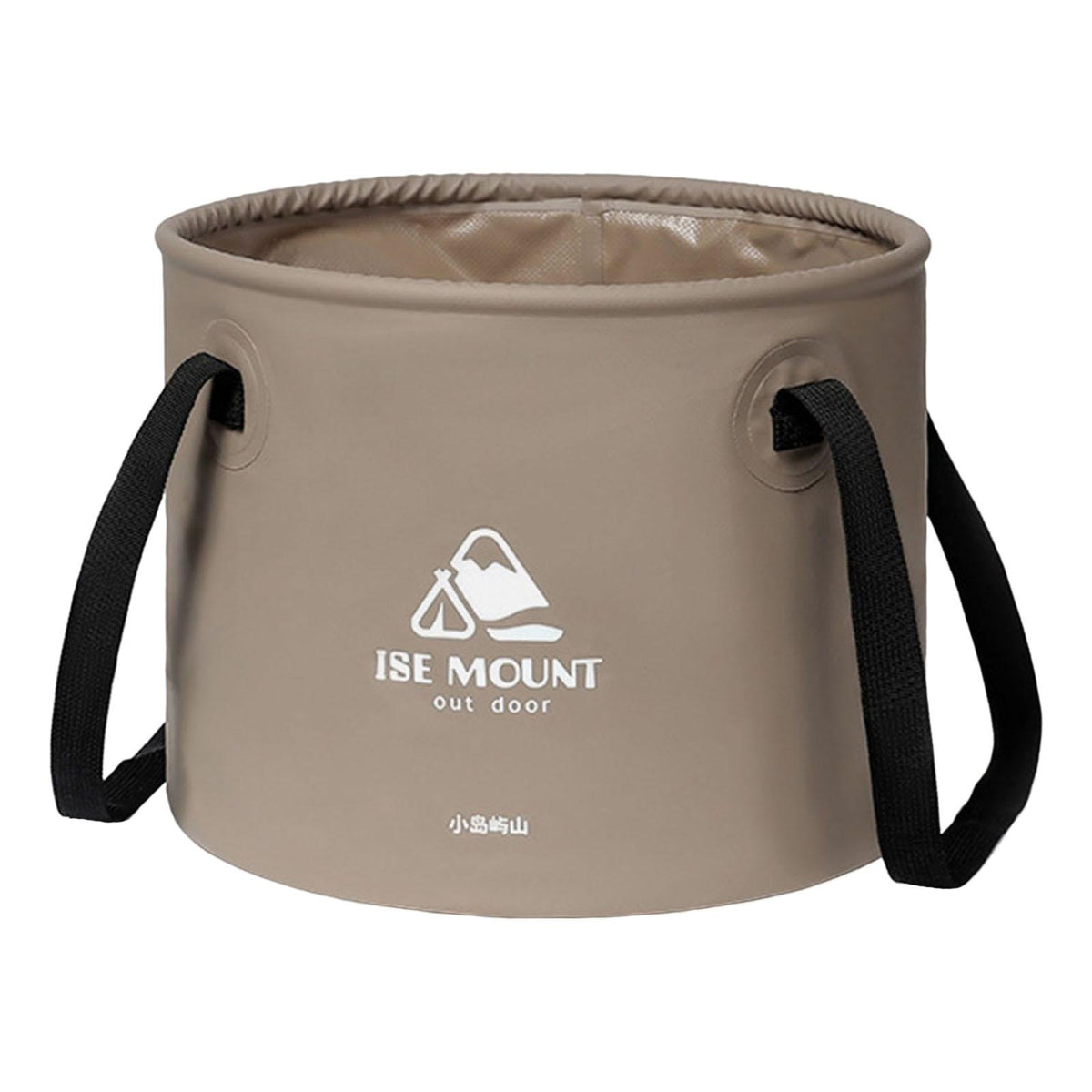 Maxbell Outdoor Water Container Multifunctional Ice Bucket Round for Camping Hiking 20L Coffee