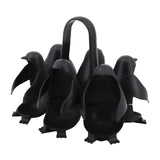 Maxbell Penguin Shaped Boiled Egg Cooker Holds 6 Eggs Storage Tray Kitchen Tool