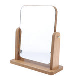 Max Foldable Countertop Makeup Vanity Mirror Wood Frame Bedroom Cosmetic Mirror Style 6