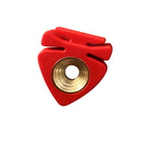 Maxbell Violin Mute Durable Accessories Simple Installation for Musical Instrument Red