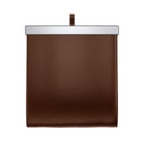 Maxbell Car Trash Can Hanging Vehicle Rubbish Container for Office Camping Auto Brown