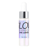 Maxbell 0.5 fl.oz Liquid Highlighter Makeup Shimmer Face and Body White