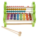 Maxbell 2 in 1 Kid Wooden Abacus Bead Maze Xylophone Music Developmental Toy Cow