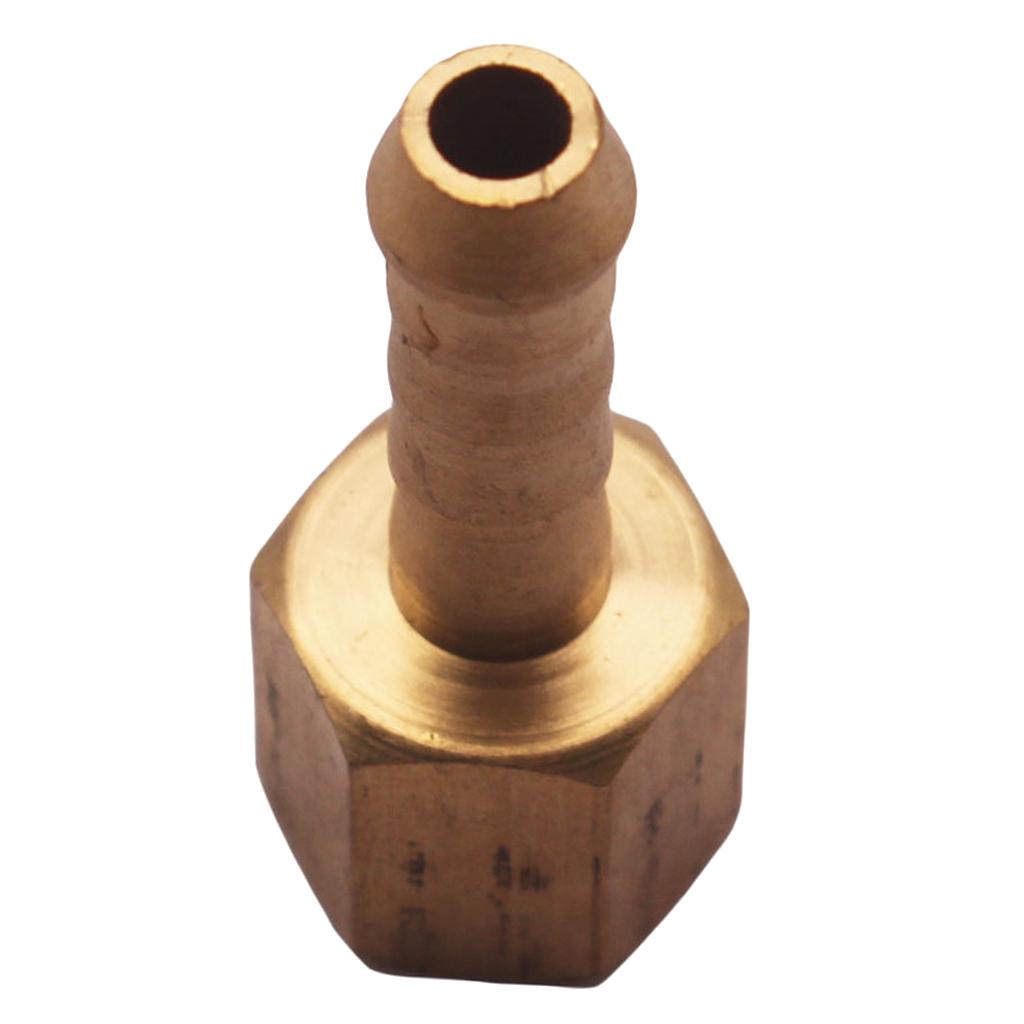 Maxbell Brass 1/8'' Female NTP To 7mm Tail Baed Fitting 1/8'' Hose ID