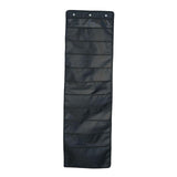 Maxbell Wall Hanging Storage Bag Magazine Holder Heavy Duty for Office Closet Black 10 Pockets