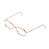 Maxbell 1 / 6 soldier accessories glasses 2.3x2.3cm rose gold