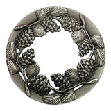 Maxbell Candle Topper Lid Candle Cover Stable Buring Candle Shades Collection Silver