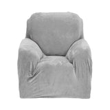 Max Maxb Stretchy Solid Sofa Sette Cover Couch L-Shaped Slipcover Protectors Gray