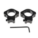Maxbell 25.4mm 1" Scope Mount Rings Fits for 11mm Dovetail Rail Low Profile W-DZ02