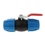Max PE plastic valve - straight valve - plastic & steel core 50mm Steel Core 50mm Steel Core