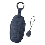 Maxbell Car Key Fob Cover Auto Accessory Key Case for Byd Seal Yuan Plus Atto 3 Navy Blue