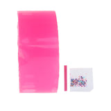 Maxbell Double Sided Tape Reusable Bubble Balloons Blowing Tape for Pinch Toy Making Pink 300cmx3cm