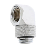 Max G1/4'' 360 Rotary Multi-Link Adapter Fitting for Water Cooling System Silver