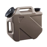 Maxbell Camping Water Storage Jug 10L/2.64 Gallon Bucket Bottle for Hiking Tourism Dark Khaki
