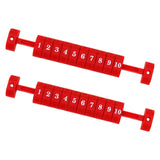 Maxbell 2x Foosball Counter Scoring Units Game Scoreboard Standard Foosball  Red