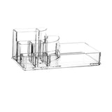 Maxbell Clear Makeup Brush Holder Organizer Multi Purpose Cosmetic Storage Organizer Style B