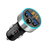 Maxbell Car Charger Aluminum Alloy Portable Mini Rapid Power for MP3 MP4 Cameras Car Silver