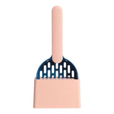 Maxbell Cat Litter Shovel with Holder Scoop with Stand Pet Cleaning Tool Pink Blue