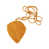 Maxbell Curtain Tiebacks Decoration Bohemian Handmade for Living Room Yellow