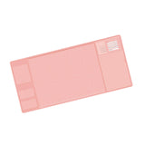 Maxbell Desk pads protector Desk Writing Pad Mouse Pad for Keyboard Desk Pink