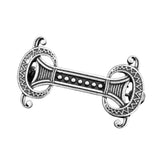 Max Norse Medieval Viking Shield Symbol Brooch Oval Celtic Shawl Sweater Pin 5