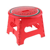 Maxbell Portable Folding Step Stool Foldable Foostool for Kids Red-L(Watermelon)