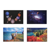 Maxbell 4pcs 1:12 Dollhouse Walling Painting Decor Accessories B