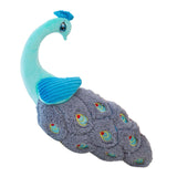 Maxbell Simulation Peacock Pillow Floor Cushion Throw Pillow Home Decor Firm Stuffed Blue