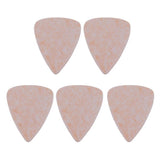 Max Pack of 5 Felt Classical Guitar Plectrum Picks Orange