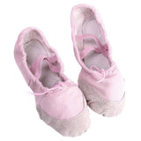 Maxbell New Pink Canvas Ballet Shoes Toddler Girls US Size 9# (6 Inch)