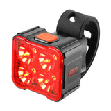 Maxbell Bike Headlight Tail Light USB Rechargeable Outdoor LED Bike Light Front Back 4 Lights Red