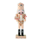 Maxbell Nutcracker Ornament Christmas Nutcracker Figures for Collectible Kids Gifts Light Pink