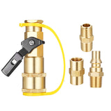 Maxbell 4 Pieces Airline Hose Compressor Sets 1/4" Male Pipe for Outdoor Grill