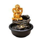 Maxbell Tabletop Water Fountain Buddha Statue for Office Farmhouse Birthday Gifts Hindu Ganesha