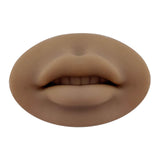Maxbell 5D Silicone Lips Practice Permanent Soft for Beginners Piercing Practice Dark Color