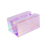 Maxbell Napkin Dispenser Creative Desktop Organizer Office Transparent Napkin Holder Colorful M