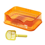 Maxbell Dog Toilet Pets Supplies Dog Potty Pan Training Toilet Bedpan Cat Litter Box Orange