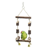 Maxbell Bird Swing Pet Bird Parrot Parakeet Cage Hammock Swing Toy Hanging Toy M